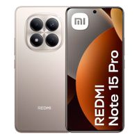 Celular Xiaomi Redmi Note 15 Pro 4G 256GB, 8GB RAM, cámara trasera 200MP y frontal 32MP, 6.7"", gris titanio