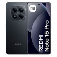 Celular Xiaomi Redmi Note 15 Pro 4G 256GB, 8GB RAM, cámara principal 200MP + 8MP, frontal 32MP, 6.7"", negro