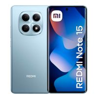 Celular Xiaomi Redmi Note 15 4G 256GB, 8GB RAM, cámara principal 108MP + 2MP, frontal 20MP, 6.7"", azul glaciar