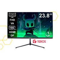 MONITOR GAMER CURVO TEROS TE-2476G 23.8 FHD 180HZ 1MS