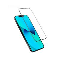 Lámina Vidrio Templado para iPhone 13 Pro Max 6.7"" marco Negro