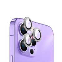 Lámina de vidrio para lente de cámara para iPhone 14 Pro Max 6.7"" (3 Cámaras)