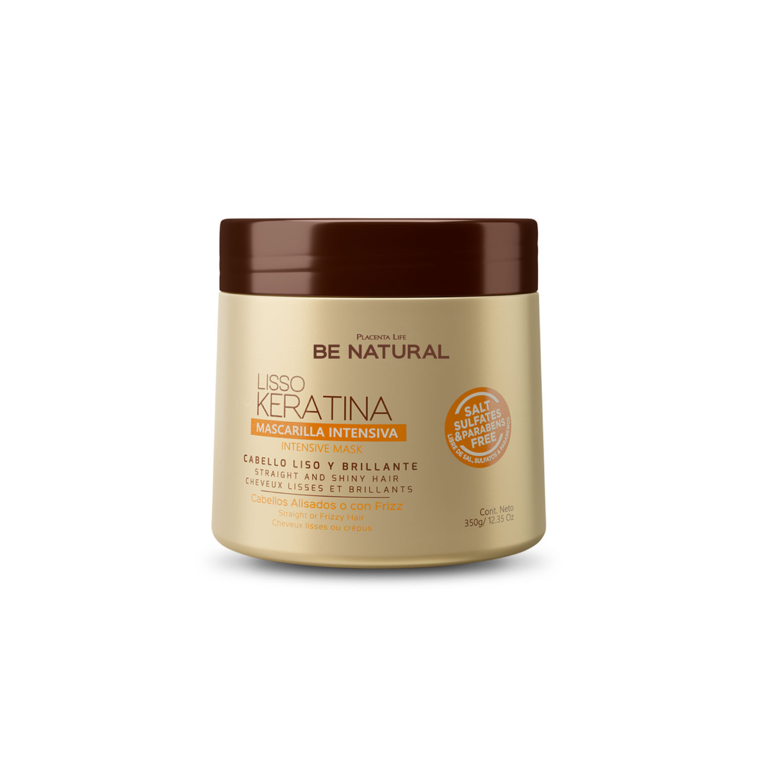 Be Natural Mascarilla Lisso Keratina 350g