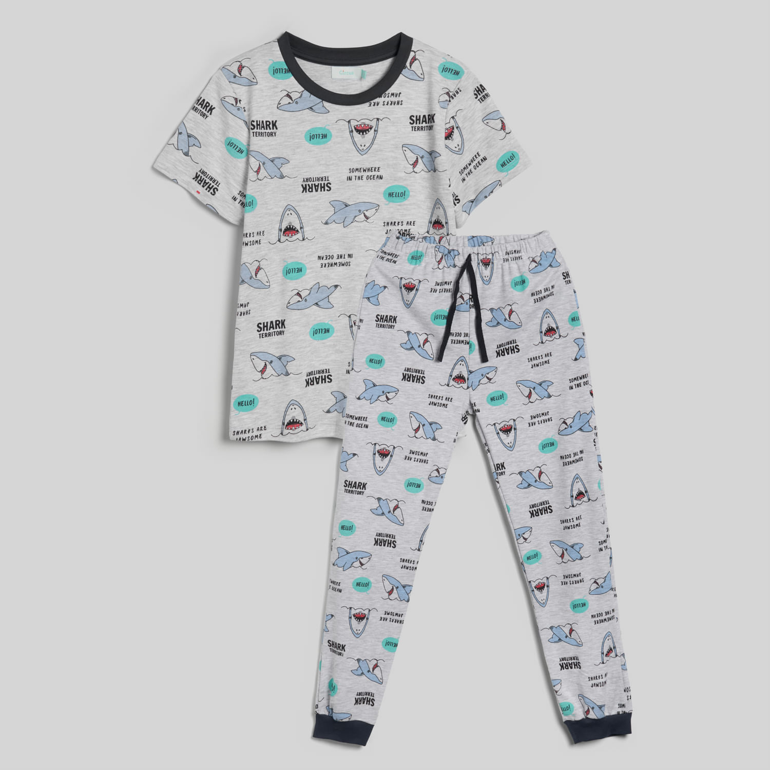 Pijama Para Niño Circus Shark