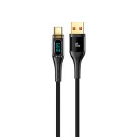 Cable celular rápido USAMS USB a Type-C 66w Digital 1.2m Neg