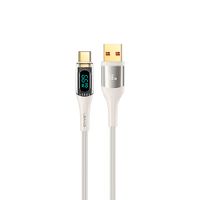 Cable celular rápido USAMS USB a TypeC 66w Digital 1.2m Beige