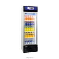 BC-3200FC - Exhibidor Vertical Con Sistema Fan Cooling 320Lt Blanco 1 Puerta de Vidrio Ilumi