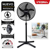 Ventilador de Pedestal 18"" 100 Watts 3 Velocidades YL-1805-1P