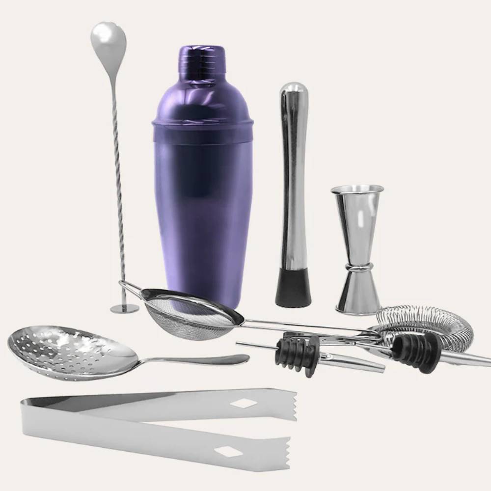 Kit Bartender Profesional de acero 10 piezas MK-Y20451 - OFERTA