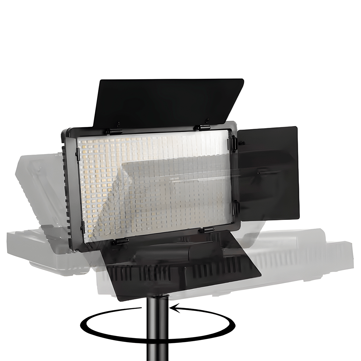 Luz Led Profesional Con Viseras U600+