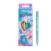 PLUMONES ARTESCO GLITTER PASTEL ESTUCH X6UND