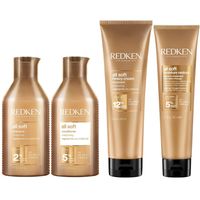 Shampoo 300ml + Acondicionador + Mascarilla + Crema Redken All Soft