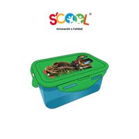 Táper SCOOL Pp Rect 350ml Jurassic