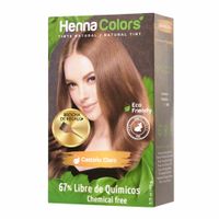 Tinte para Cabello HENNA COLOR Castaño Claro 67% Caja 1un