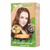 Tinte para Cabello HENNA COLOR Castaño Claro 100% Caja 1un