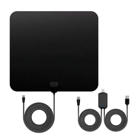 Antena Digital Tv Tdt Ultra Plana Grande Con Amplificador