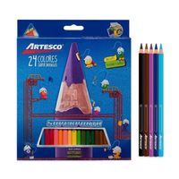 COLORES TRIANGULARES ARTESCO SUPERPUNTA SUPER INTENSOS x 24 UND