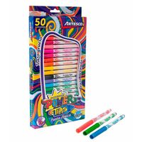 PLUMON DELGADO ARTESCO POWER TIPS PUNTA CONICA X 50 UND