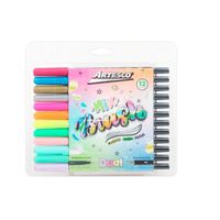 MARCADORES ARTESCO DUAL BRUSH MIX X 12 UND