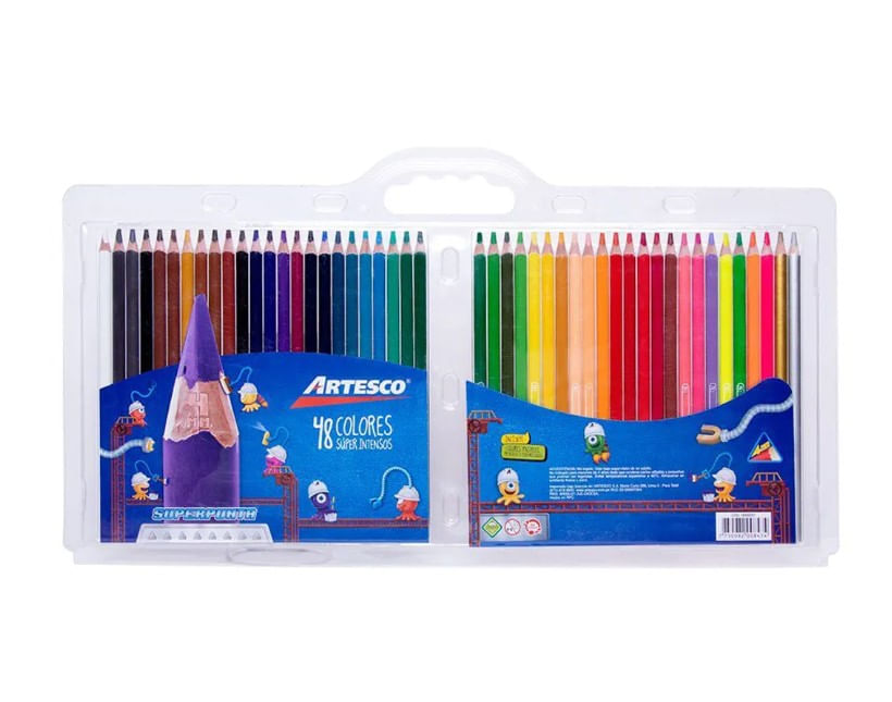 COLORES ARTESCO TRIANGULAR SUPERPUNTA ESTUCHE 48 UND