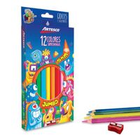 COLORES LARGOS JUMBO ARTESCO TRIANGULAR X 12 UND