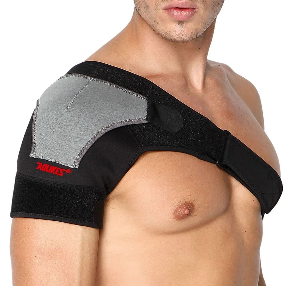 Hombrera Deportiva AOLIKES A-1697 Doble Capa Gris