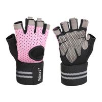 Guantes Deportivos AOLIKES A-113 Rosado Gym Fitness