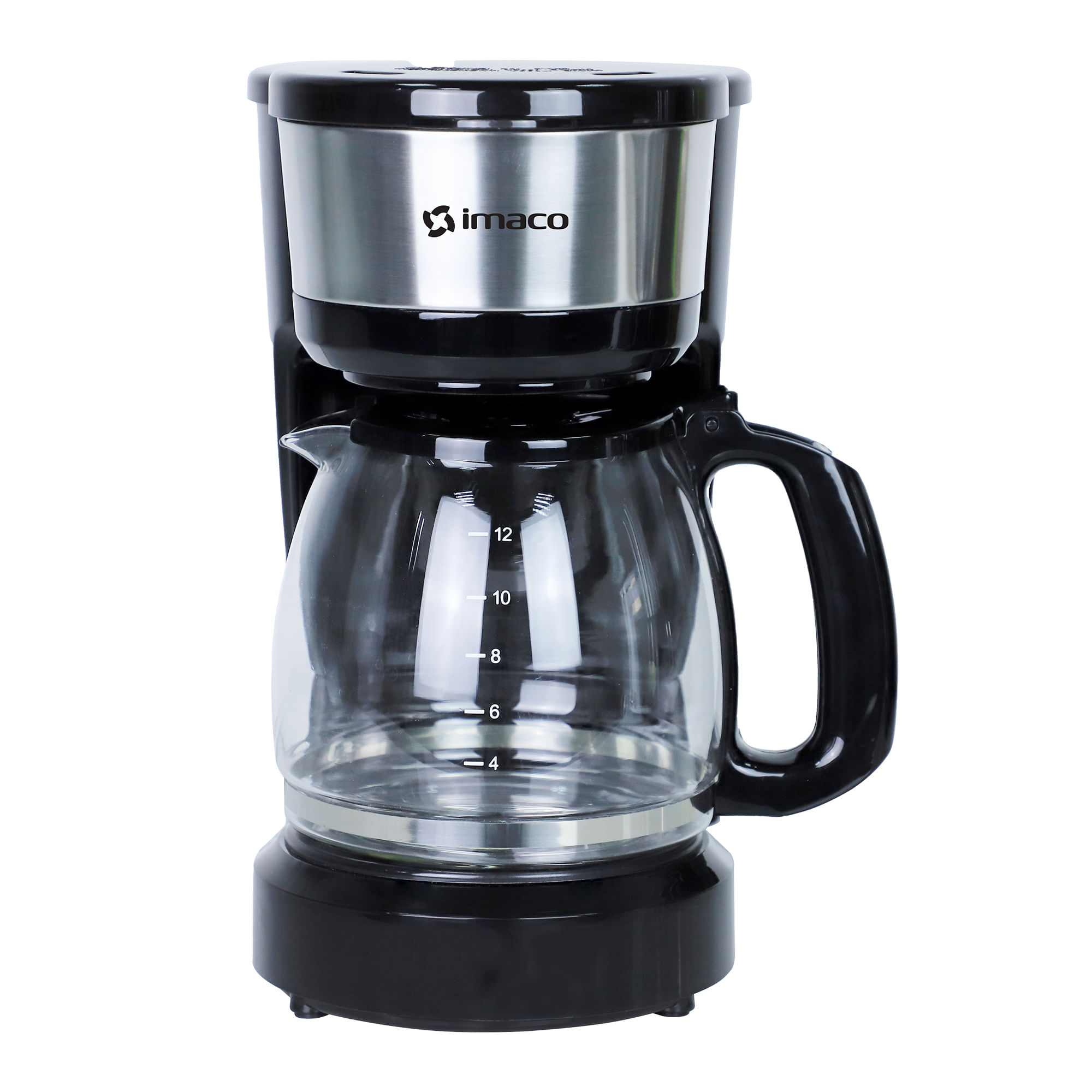Cafetera electrica 12 tzs panel decorativo ac/inox imaco CM1218S