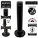 Ventilador Torre Whiteline 3V 45 Watts YF-T03214 Negro