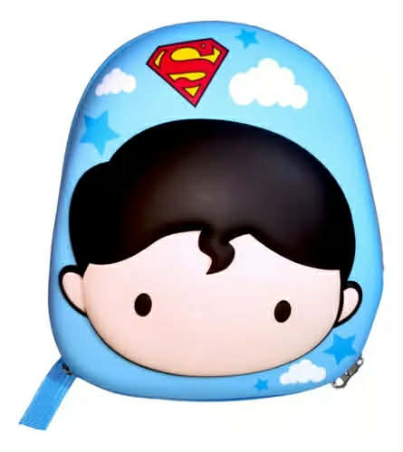 Mochila Infantil Diseño Héroe Volador 3D Impermeable