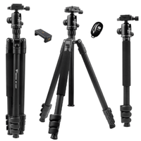 Trípode Profesional 155 Cm Weifeng WF-6627 + Disparador Bluetooth