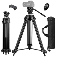 Trípode Profesional 190 Cm Weifeng WF-717 + Disparador Bluetooth