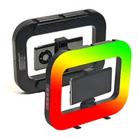 Cuadro Aro de Luz Led RGB Celular Cámara Portatil Recargable