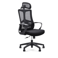 Silla Lampadia  C/Cabezal Negro Giratoria