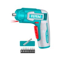 Atornillador inalámbrico 4V con puntillas magnéticas TSDLI0458 total