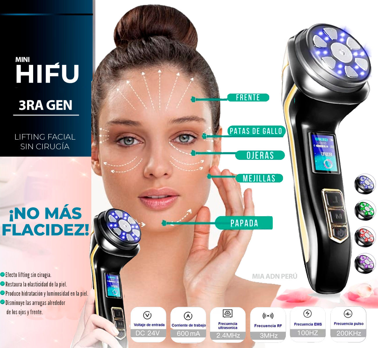 Ultrasonido Lifting Sin Cirugía 3RA GENERACION + GEL