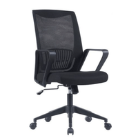 Silla Simpson Negro Giratoria