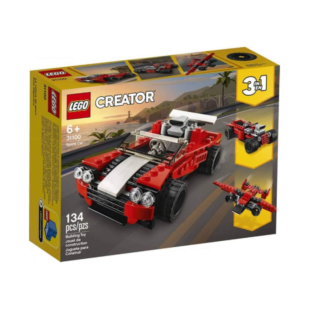 LEGO Creator 3 in1 Sports Car Toy 31100