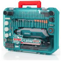 Mini taladro rectificadora multipropósito Minidril 252 Accesorios en MALETA TG5133261 TOTAL