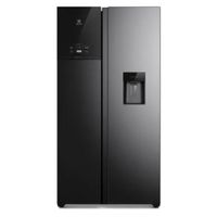 Refrigeradora Electrolux 611LT AutoSense SBS Frost Free ERS65F2P5BB Black