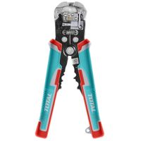 Alicate automático pelacables ponchador crimpeador 3 en 1 THT15246 TOTAL