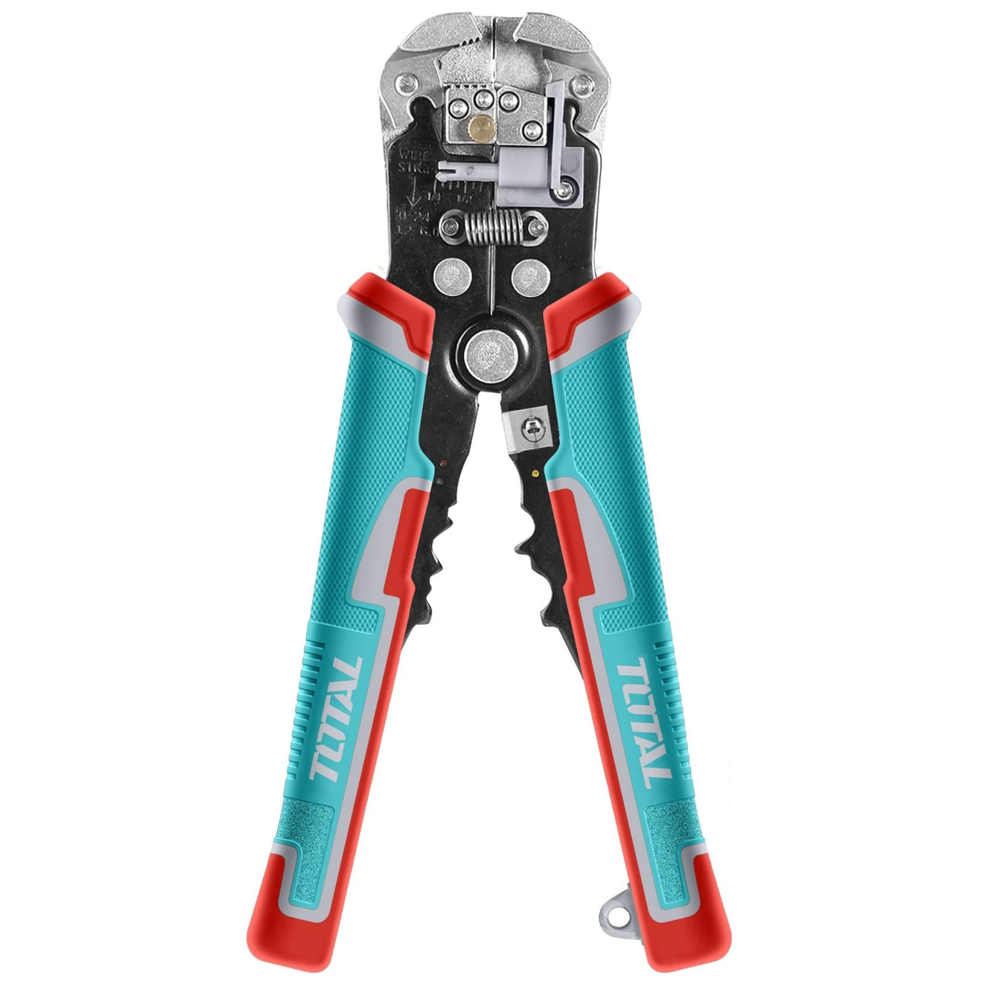 Alicate automático pelacables ponchador crimpeador 3 en 1 THT15246 TOTAL