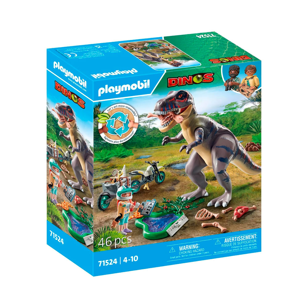 Playmobil Dinos T Rex Hunt 46 Piezas 71524