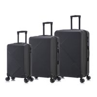 Maletas De Viaje Set de 3 Negro GEJN