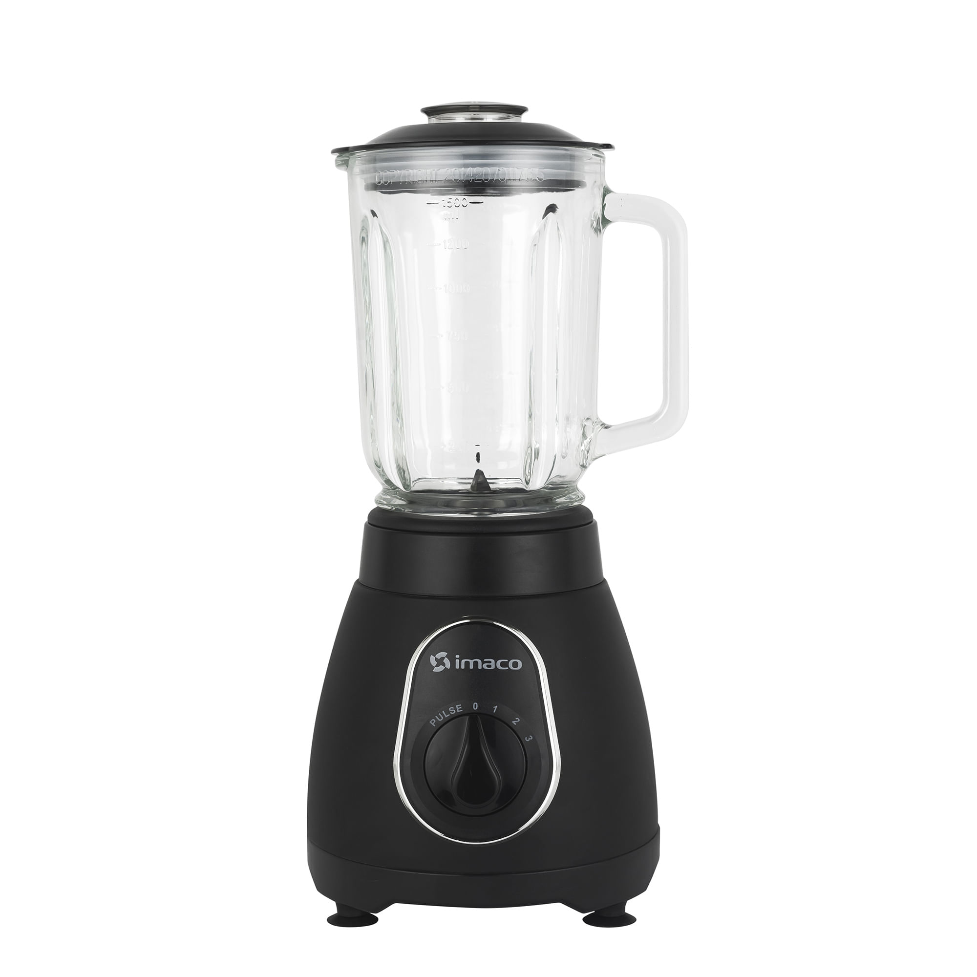 LICUADORA ACERO 500W NEGRO V/VIDRIO BLS5388 IMACO