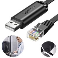 Cable USB a RJ45 UGREEN rs232 consola ethernet red 1.5 Metros