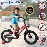 Bicicleta Deportiva Aro 12 «PHINI» para Niños Rojo