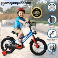 Bicicleta Deportiva Aro 12 «PHINI» para Niños Azul