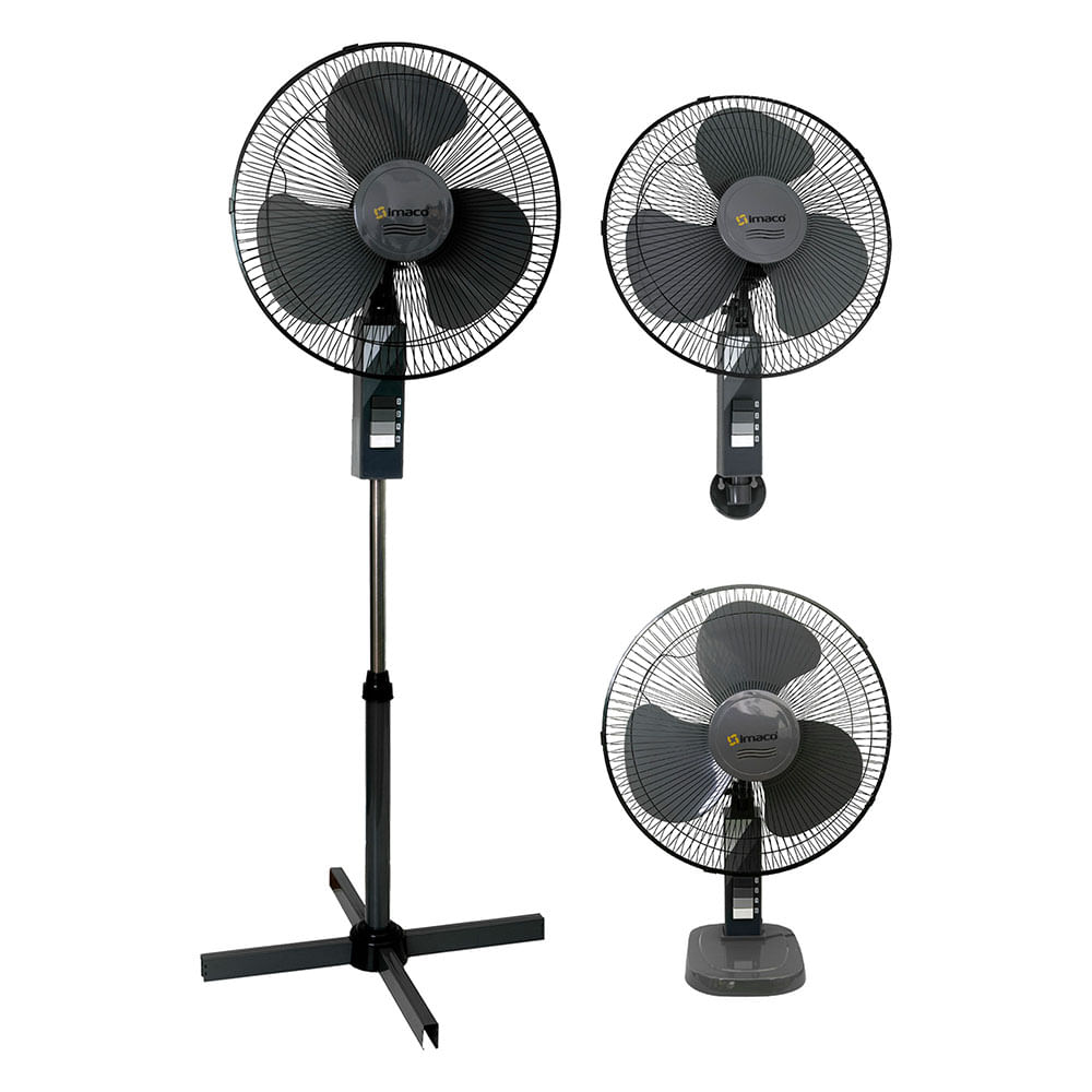 Ventilador 3 en 1 de 16"" Imaco fs1631 - Negro