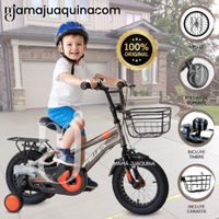 Bicicleta Deportiva Aro 12 «PHINES II» para Niños Coffee